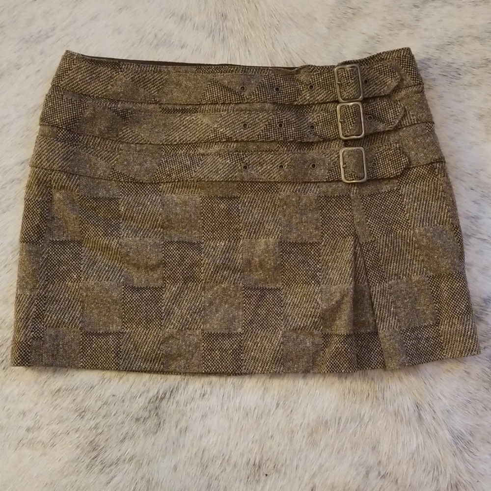 Express Tweed Mini Skirt